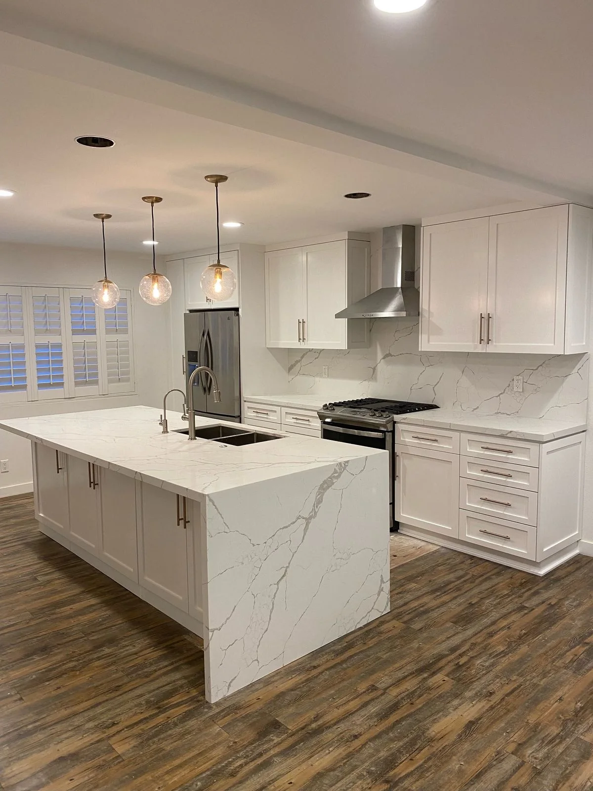 Luxury SPC vinyl flooring installation in Jacksonville FL