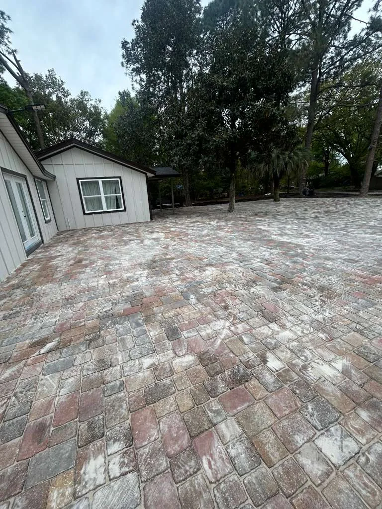 Paver patio installation Jacksonville